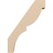 Ekena Millwork 3-inch W x 10-inch D x 14-inch H Valencia Rough Cedar Woodgrain TimberThane Knee Brace, Primed BRCUR03X10X14VALRCPR - alternate 2